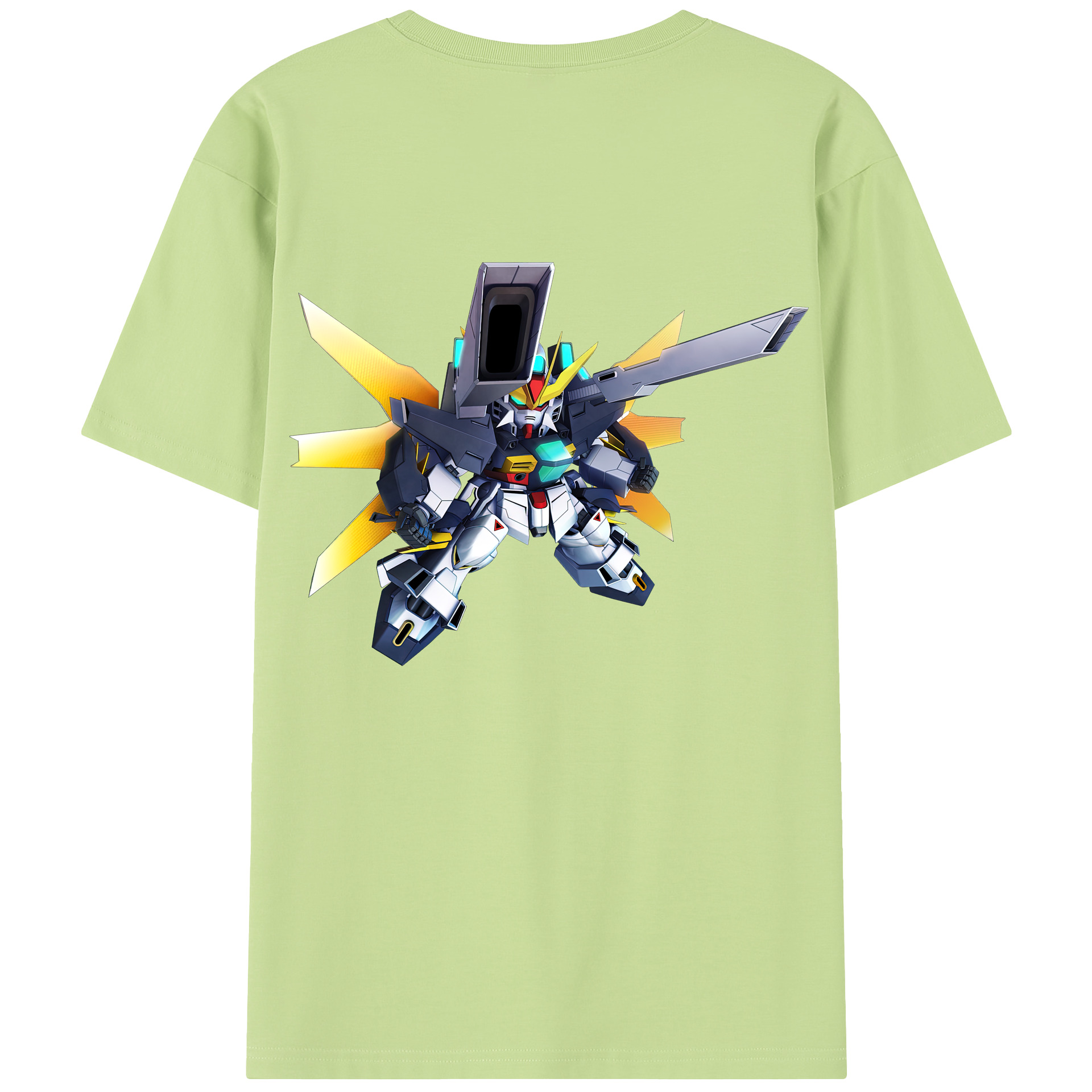 （画像用） 機動戦士ガンダム Mobile Suit Gundam 綿100％半袖Tシャツ（背面プリント）